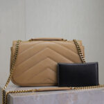Saint Laurent Loulou Small In Matelasse Lambskin
